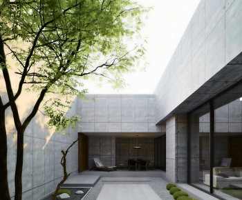 Modern Courtyard/landscape-ID:992128889