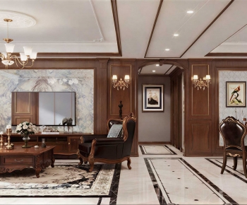 European Style A Living Room-ID:238876106