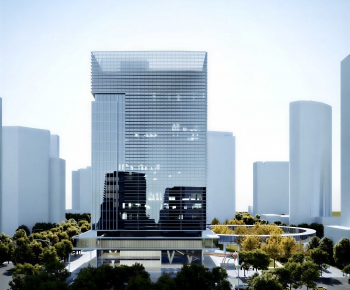 Modern Appearance Of Commercial Building-ID:643961917