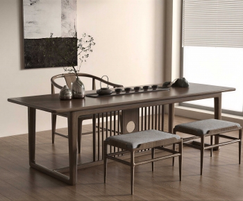 New Chinese Style Tea Tables And Chairs-ID:104999538
