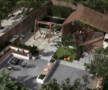 Modern Courtyard/landscape-ID:397069939