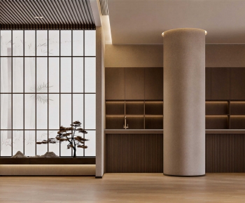 New Chinese Style Hallway-ID:179896127