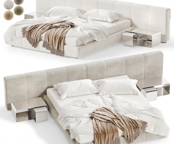Modern Double Bed-ID:379194979