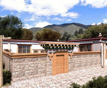 New Chinese Style Residential Building-ID:657999047