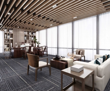 New Chinese Style Manager's Office-ID:893172036