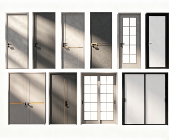 Modern Single Door-ID:874274976
