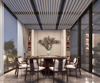 New Chinese Style Dining Room-ID:775223022