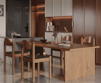 Modern Dining Table And Chairs-ID:163678887