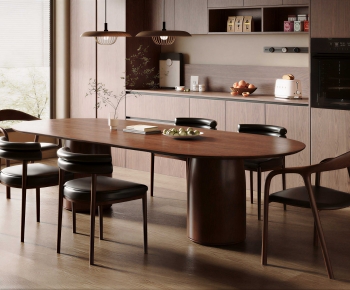 Modern Dining Table And Chairs-ID:834300564