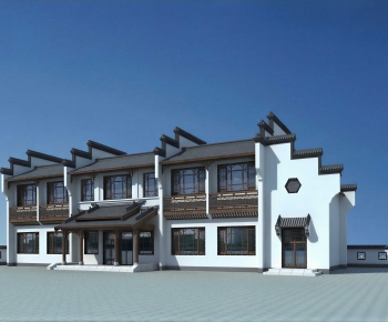 New Chinese Style Facade Element-ID:348799949