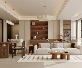 Modern A Living Room-ID:599620366
