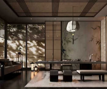 New Chinese Style Tea House-ID:737767934