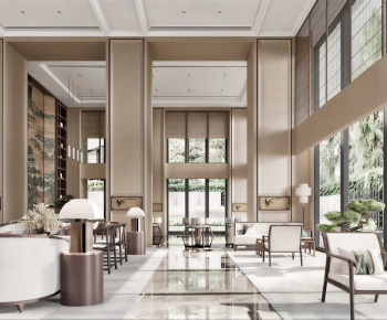 New Chinese Style Lobby Hall-ID:653383974