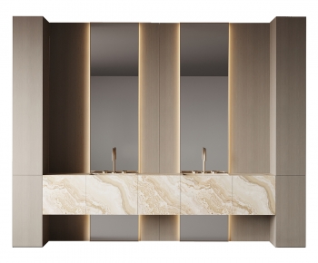Modern Bathroom Cabinet-ID:142155891