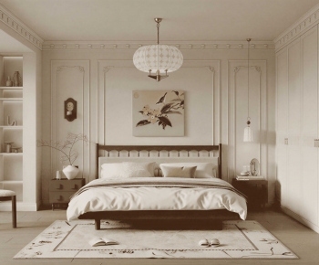French Style Bedroom-ID:889998917