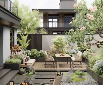 Modern Courtyard/landscape-ID:818855052