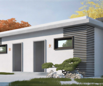 Modern Public Building-ID:445190918