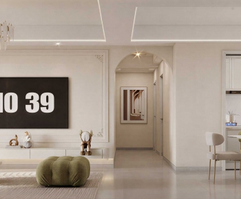 French Style A Living Room-ID:992857935