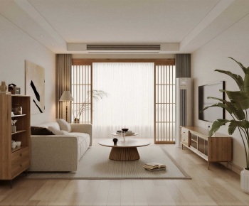 Japanese Style A Living Room-ID:650699181