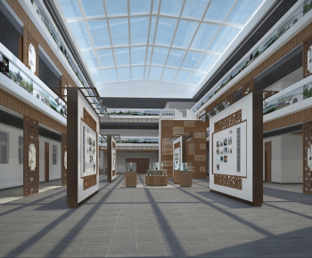 New Chinese Style Exhibition Hall-ID:397748959
