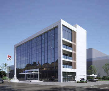 Modern Building Appearance-ID:422884944