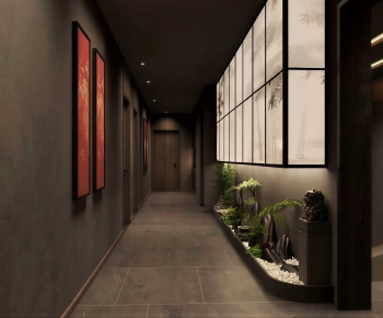 New Chinese Style Corridor-ID:911145933