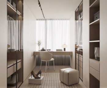Modern Clothes Storage Area-ID:899780995