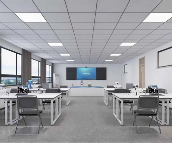 Modern School Classrooms-ID:622055059