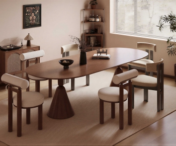 Modern Dining Table And Chairs-ID:585305934