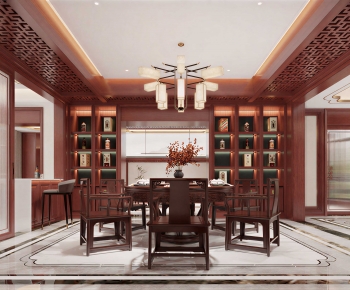 Chinese Style Dining Room-ID:657162902