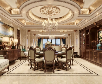 European Style Dining Room-ID:543752915