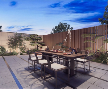 New Chinese Style Courtyard/landscape-ID:754220014