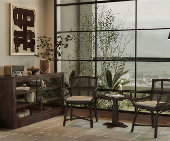 Wabi-sabi Style Leisure Balcony-ID:929043058