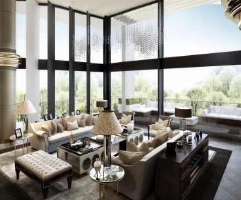 Modern A Living Room-ID:405230587