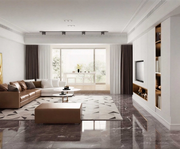 Modern A Living Room-ID:434345961