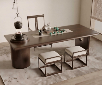 New Chinese Style Tea Tables And Chairs-ID:107180125