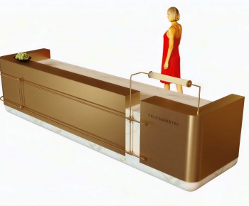 Modern Reception Desk-ID:713941103