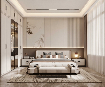 New Chinese Style Bedroom-ID:835540399