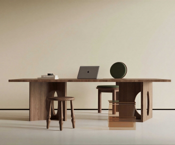 Modern Computer Desk And Chair-ID:113117939