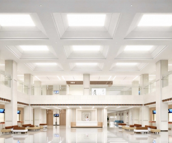 Modern Hospital Hall-ID:416052108