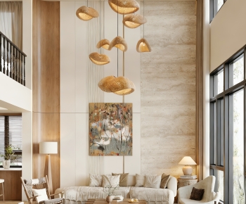 Wabi-sabi Style A Living Room-ID:122261062