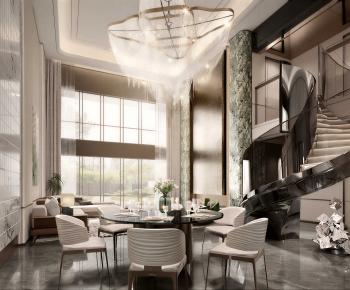 Modern A Living Room-ID:603665115
