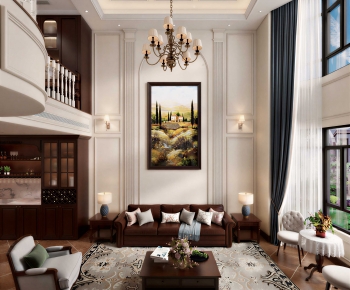 American Style A Living Room-ID:589678052
