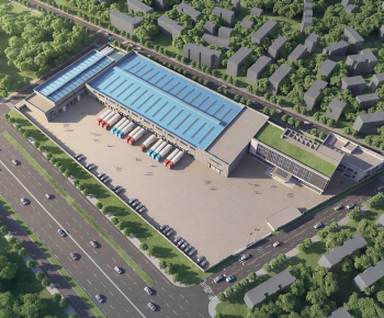 Modern Architectural Bird's-eye View Planning-ID:696938993