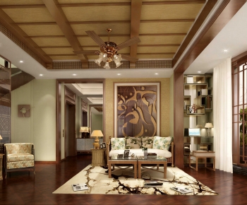 Southeast Asian Style A Living Room-ID:315047984