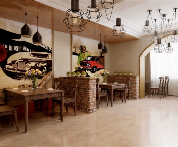 Industrial Style Restaurant-ID:381025081