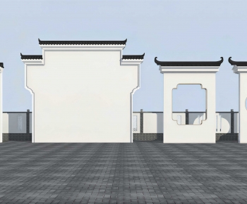 New Chinese Style Landscape Wall-ID:896612882