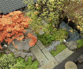 Japanese Style Courtyard/landscape-ID:392863048