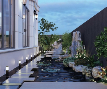 New Chinese Style Courtyard/landscape-ID:294409996