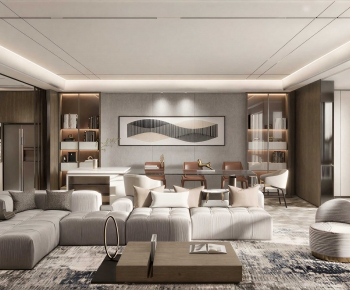 Modern A Living Room-ID:795546059